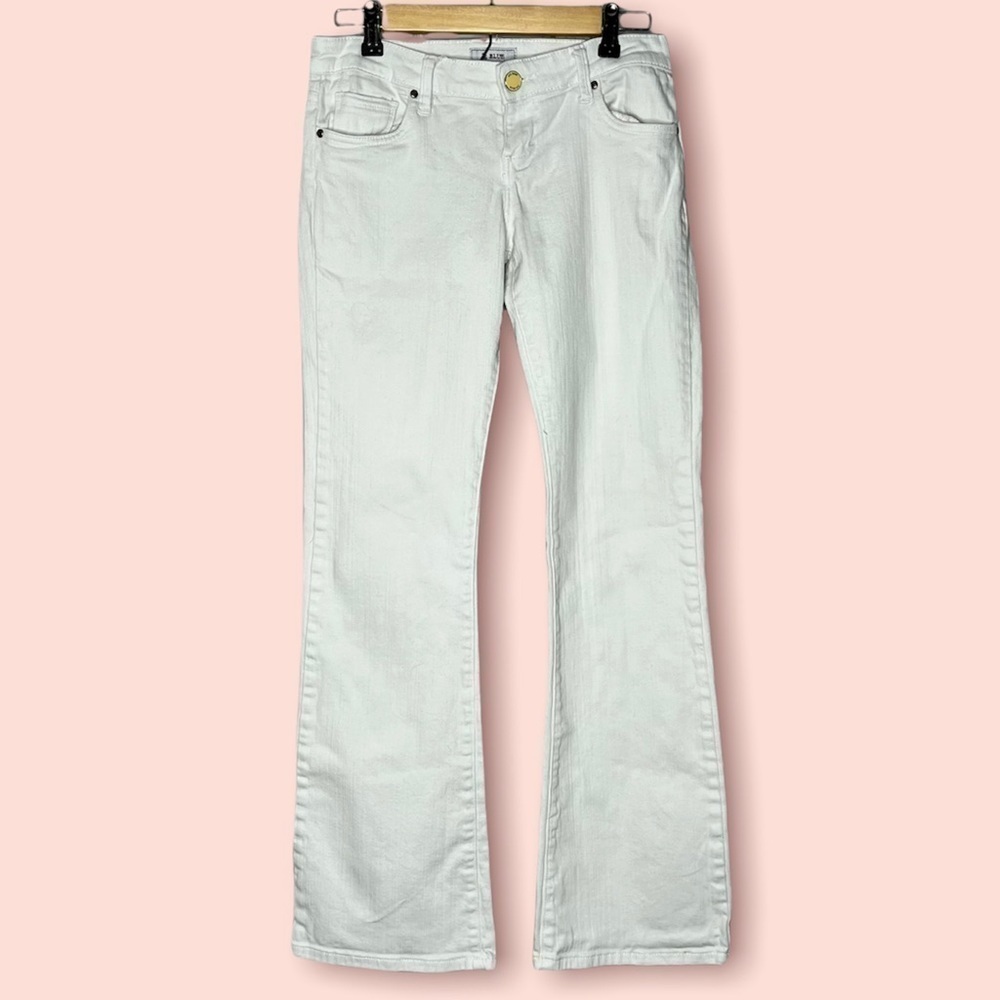 STS BLUE white flare jeans